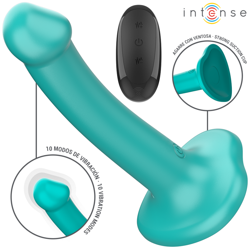 Katie vibrator med sugkopp och fjärrkontroll – 10 vibrationslägen