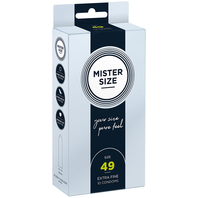 MISTER SIZE Kondom Storlek S 49 mm (10 st)