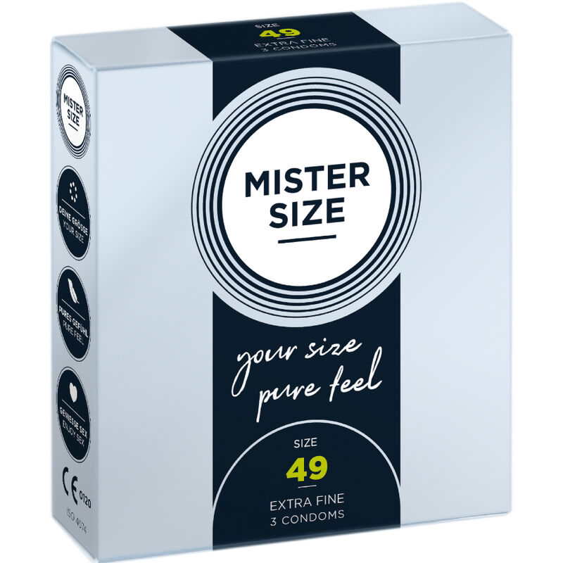 Mister Size Kondomer Storlek S 49 mm (3-pack)