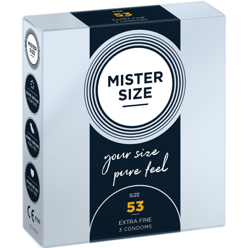 MISTER SIZE 53 mm kondomer – 3 st