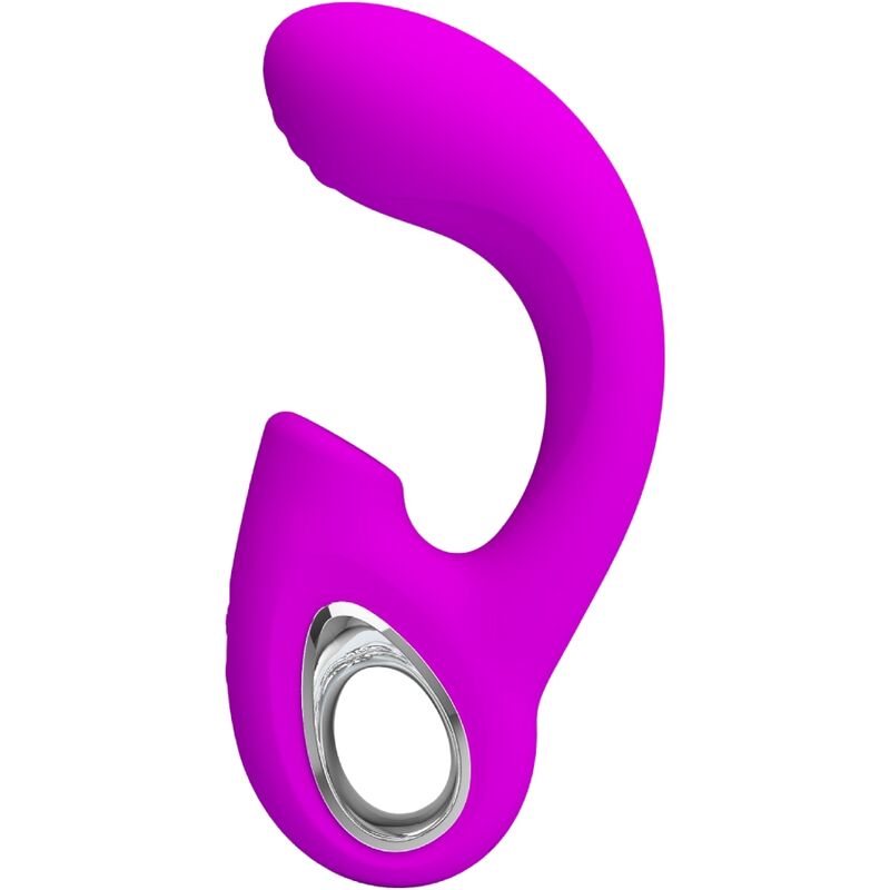 Dubbel G-Punkt och Klitoris Vibrator med 10 Vibrationer