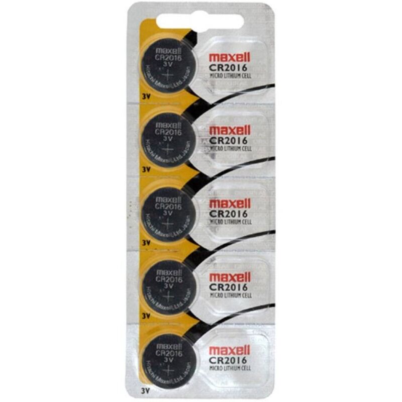 Maxell CR2016 3V litiumknappcell – 5 st i blister
