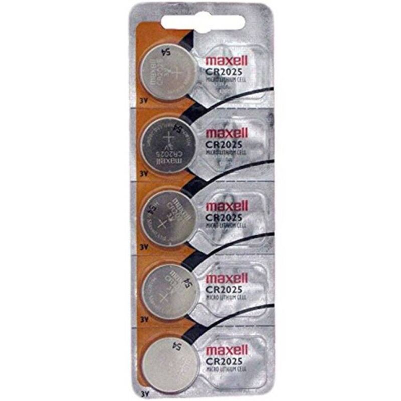 Maxell CR2025 Litiumknappcell 3V 5-pack