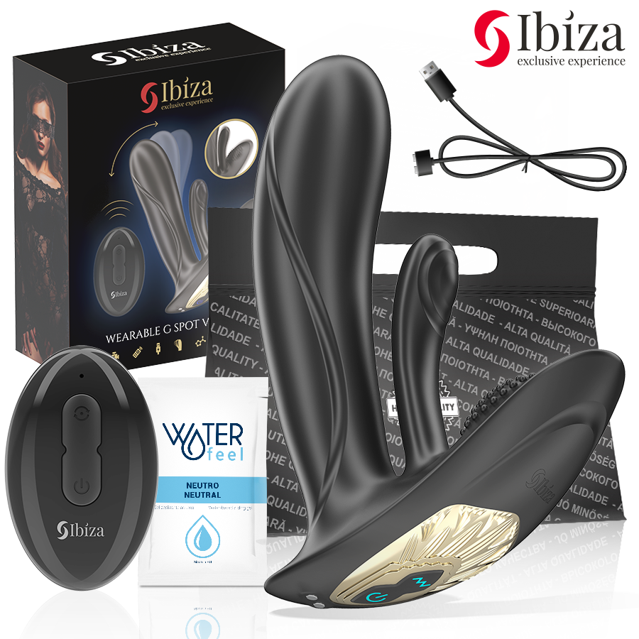 Ibiza – Bärbar vibrator med fjärrströmskontroll