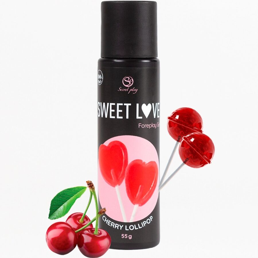 Ätbar smörjgel körsbärssmak – Sweet Love 60 ml