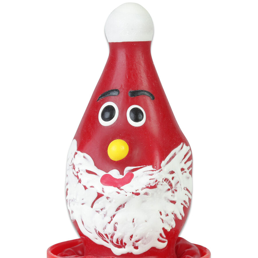 Handmålad noveltykondom St. Nicholas