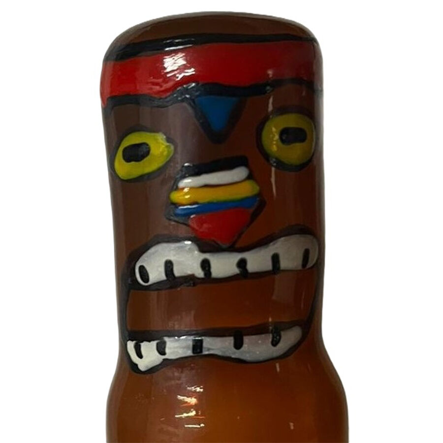 Handmålade noveltykondom Tiki Totem Hawaii