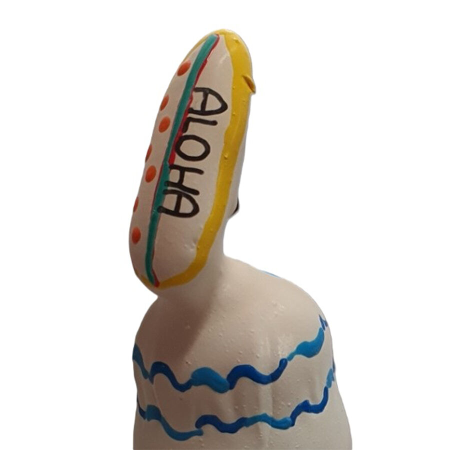 Handmålad noveltykondom – Surfbräde