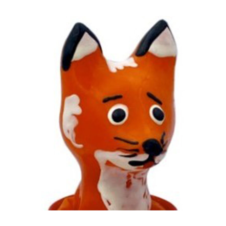 Handmålad noveltykondom – Quick Brown Fox