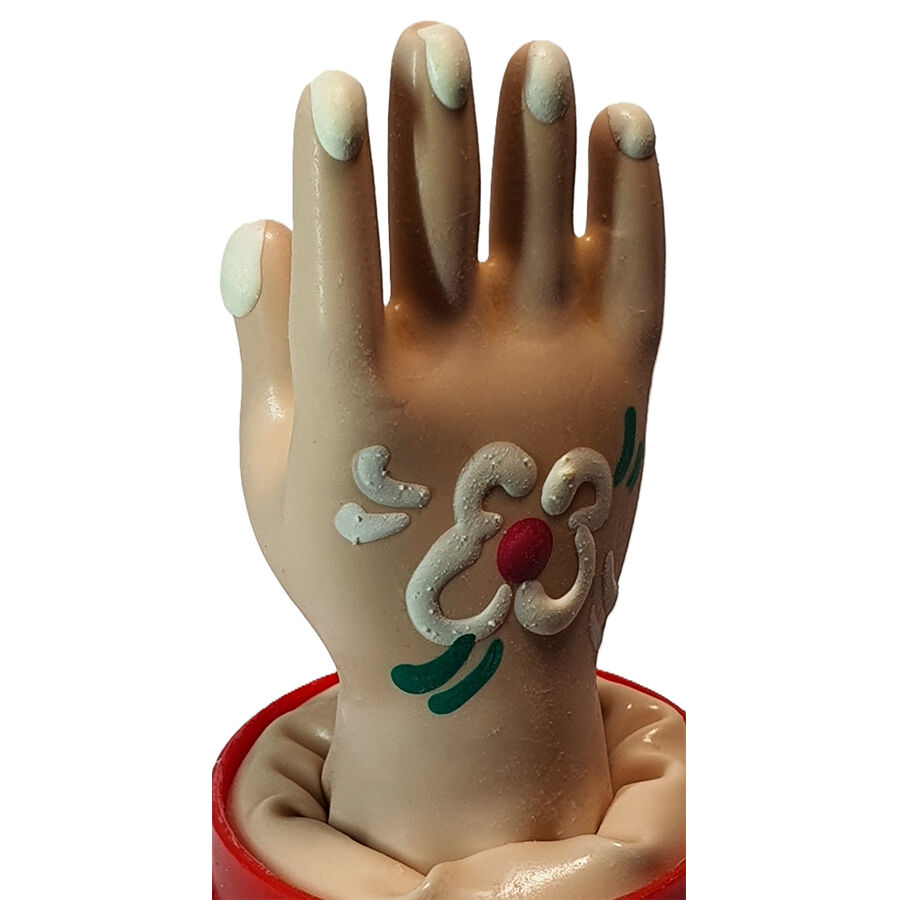 Handmålade noveltykondom Hand Model 2