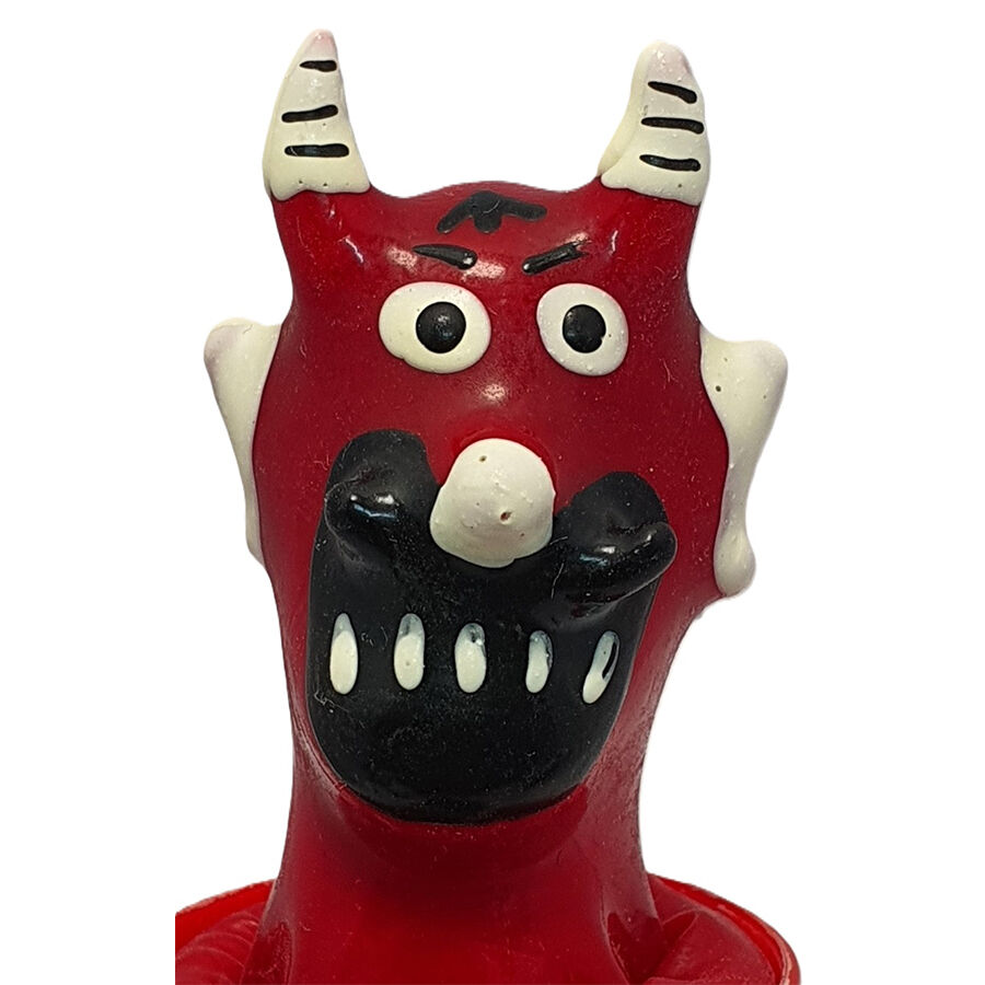 Handmålad Noveltykondom – Devils Mouth Model 2