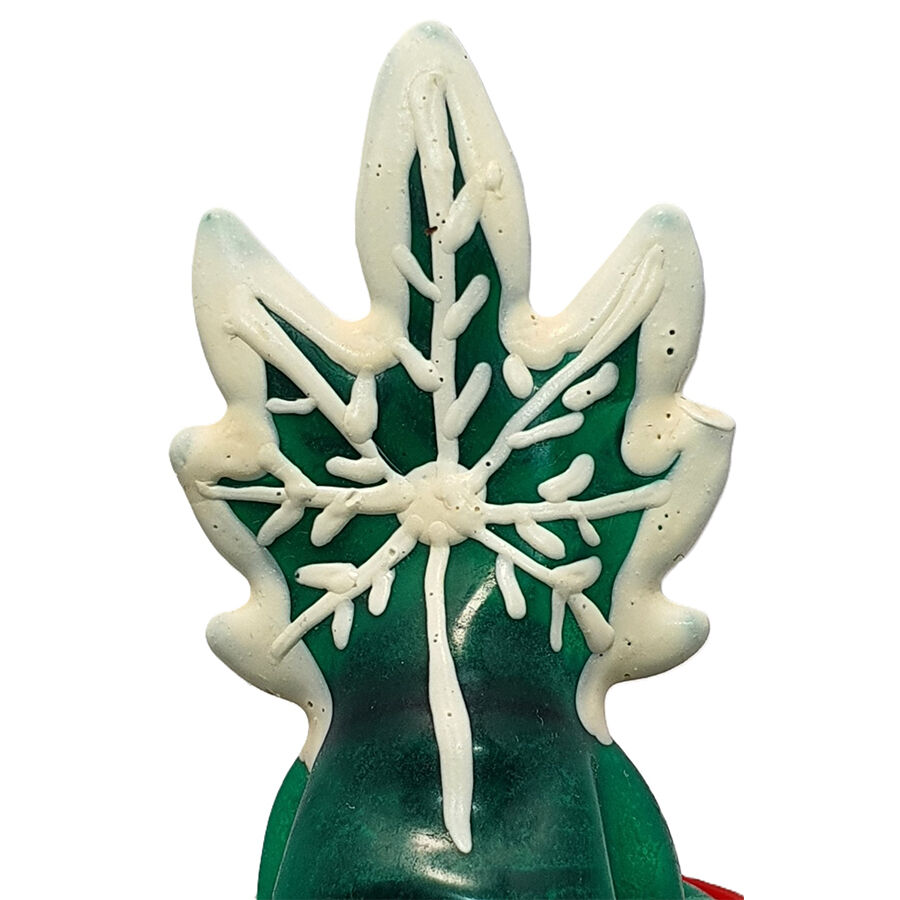Handmålade noveltykondom – Cannabis Model 2