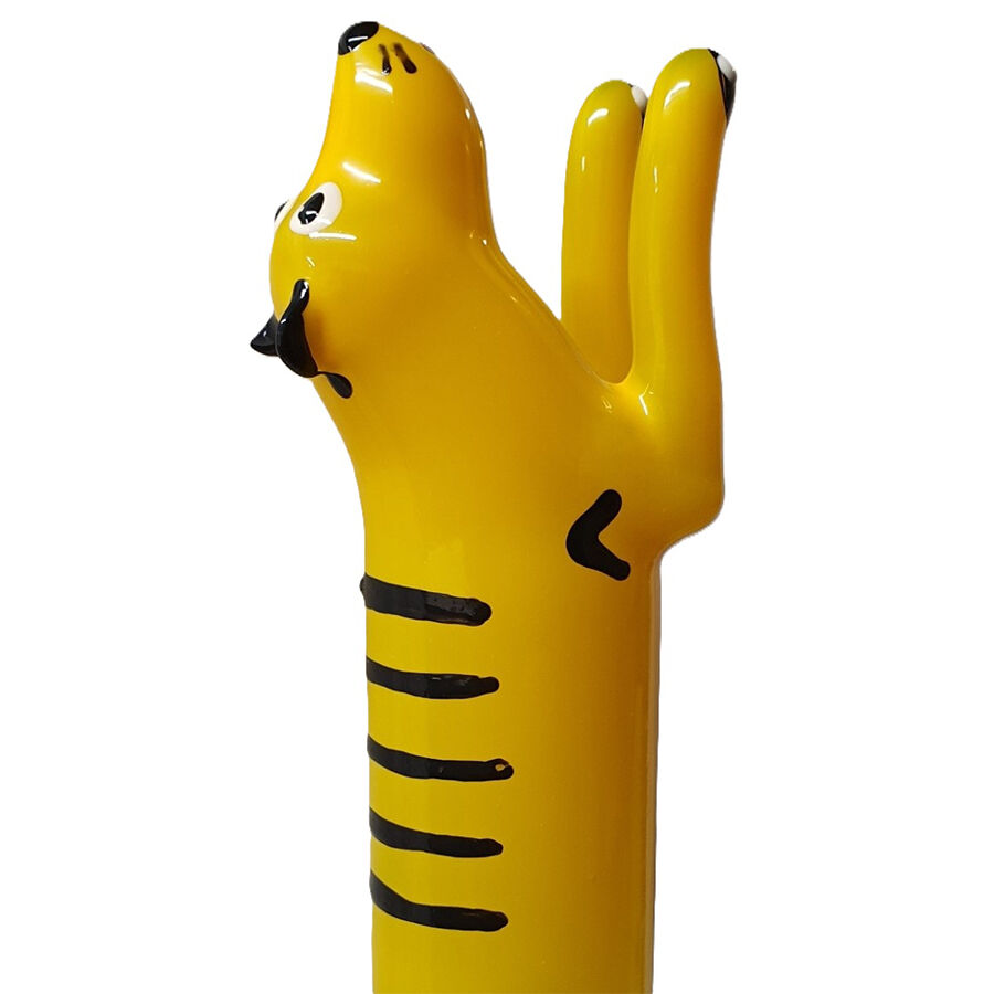 Handmålad noveltykondom Tiger XL