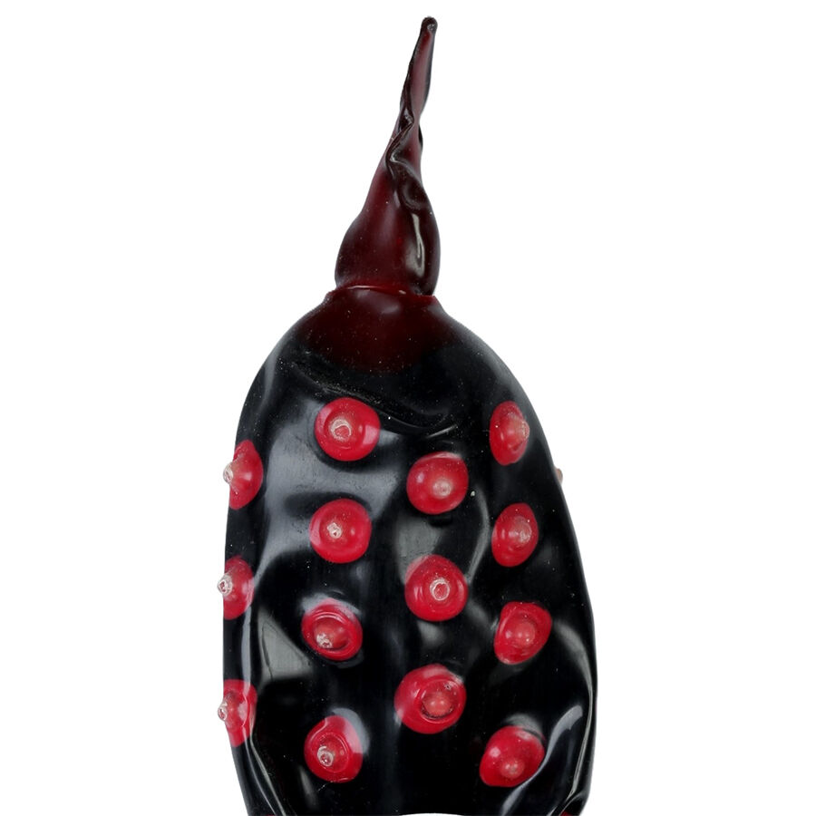 Handmålad Novelty Kondom Black Fakir XL