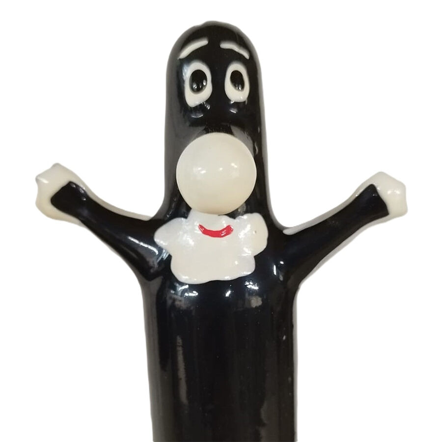 Hand­målad novelty-kondom Happy Puppet XL