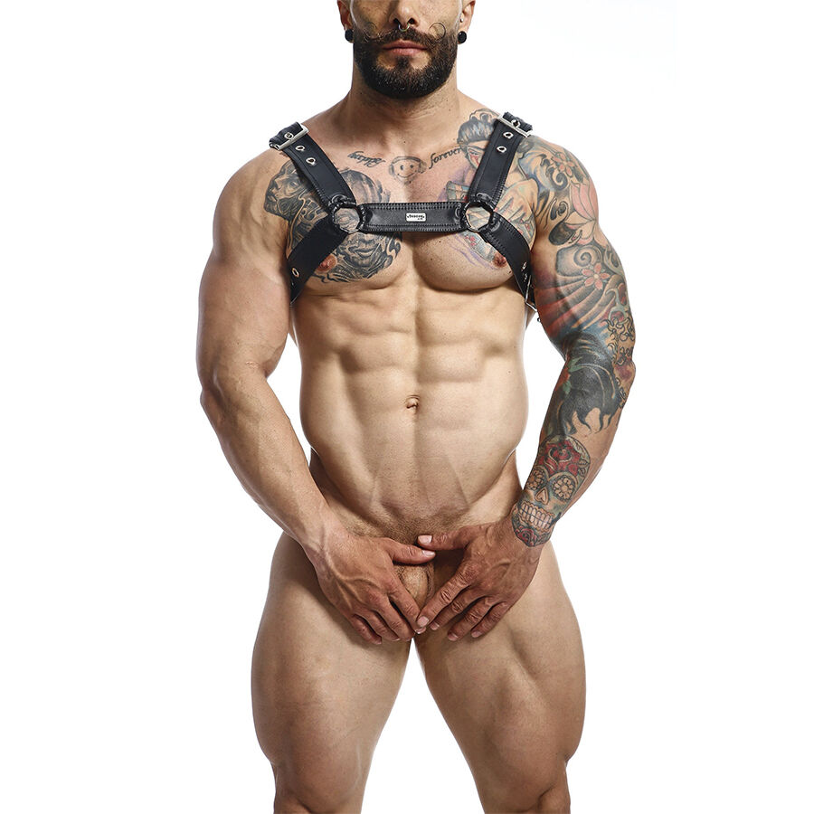 MOB Dungeon Black Chain Harness One Size