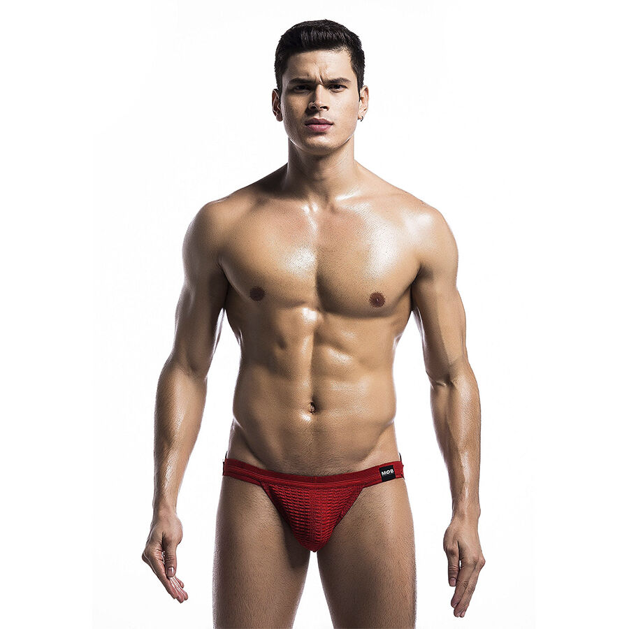 Röd Fetish Jockstrap Badbyxa Storlek XL