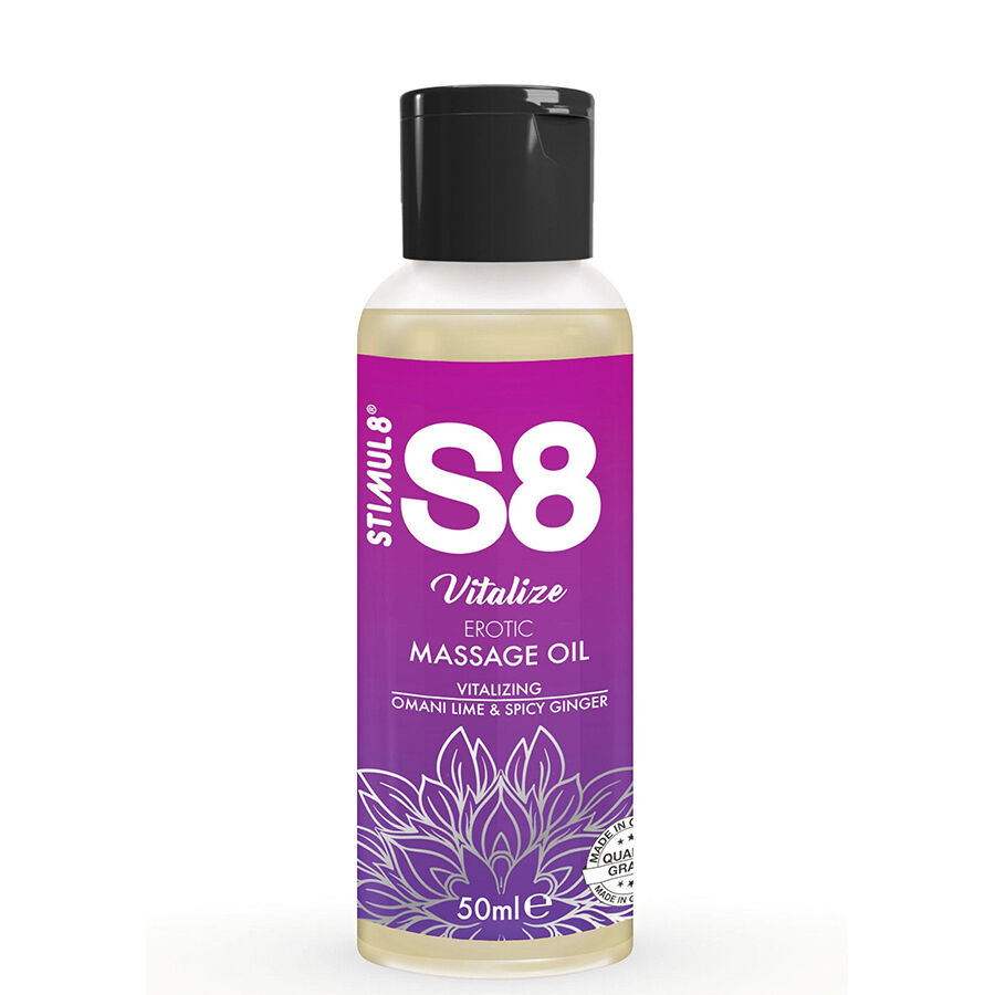 S8 Vitalize Erotisk Massageolja Lime 50 ml