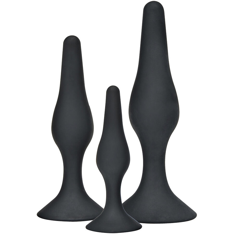 Anal Plug Set – 3-delad sexleksak i silikon