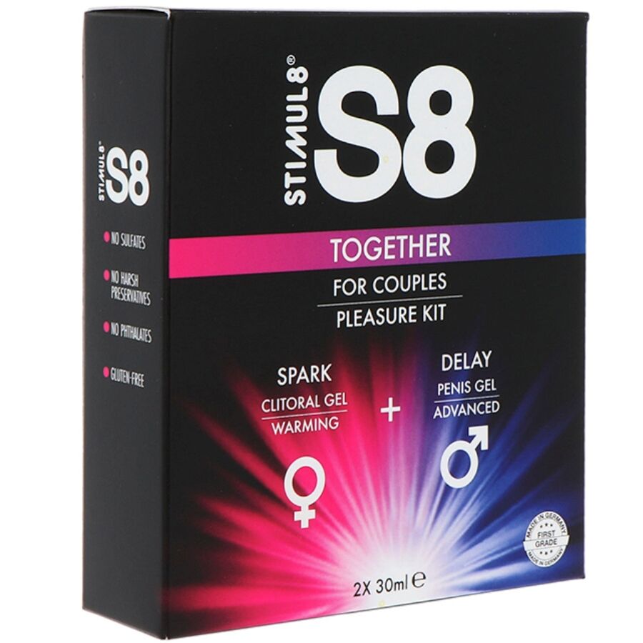 S8 Together Couples Kit – Stimulerande Gel för Två