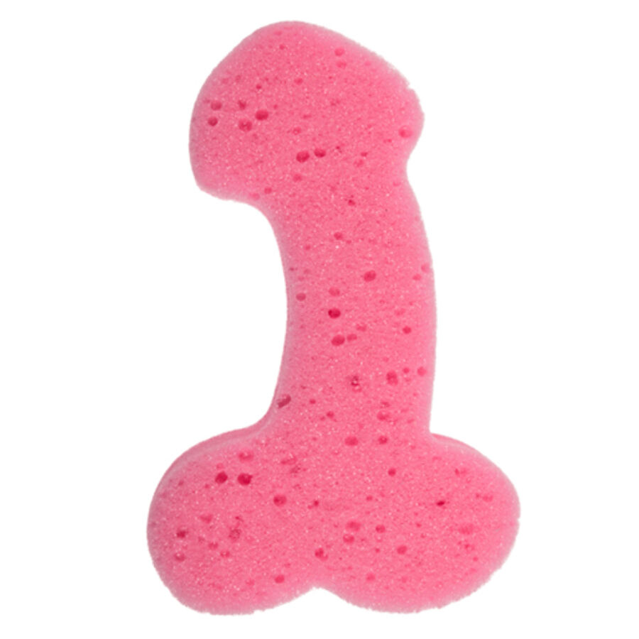 Penis-formad badsvamp i rosa