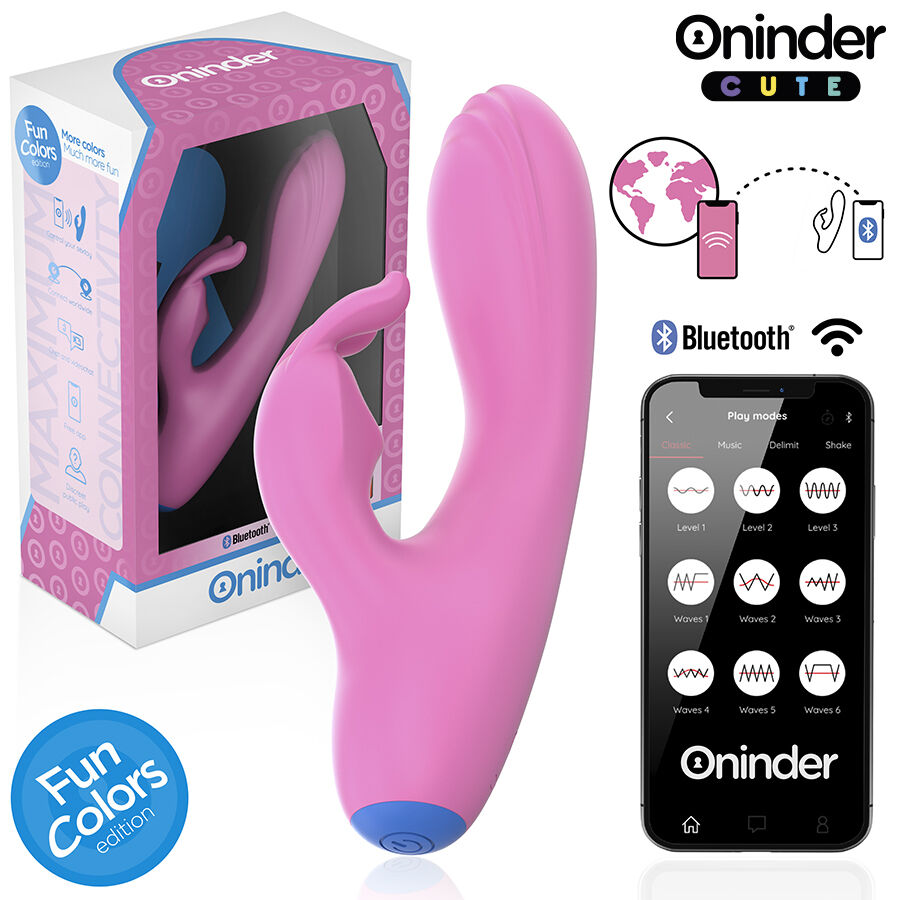 ONINDER Cute Love Bunny – Vibrator för G-punkt och klitoris med app