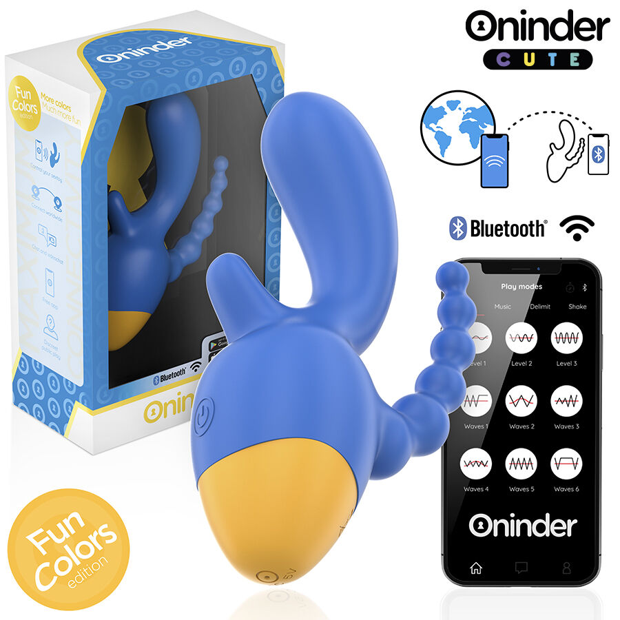 ONINDER CUTE – Trippel vibrator med app-styrning