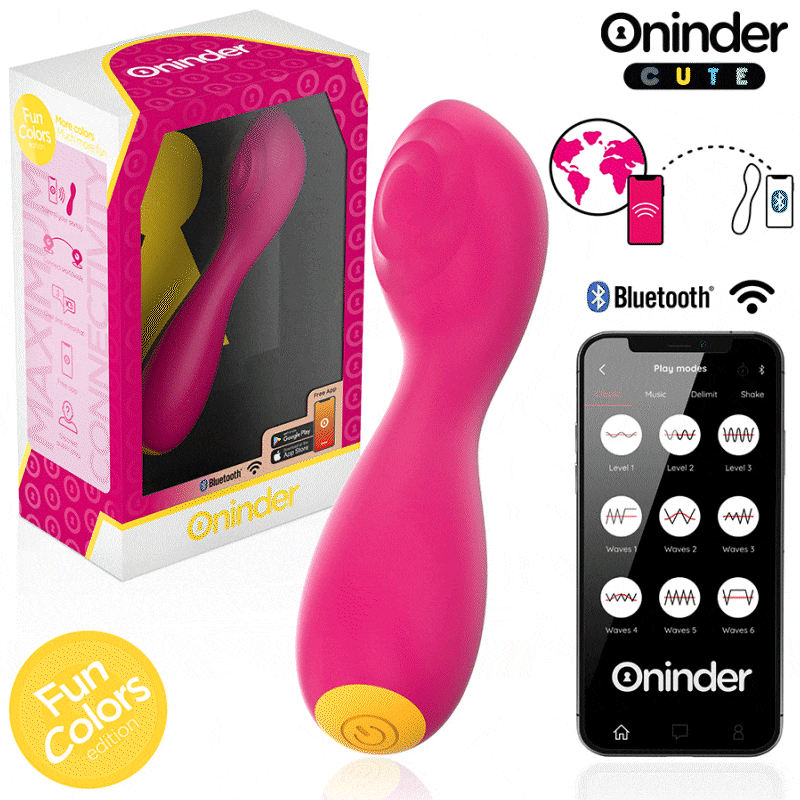 ONINDER Cute G-spot Vibrator med App-styrning
