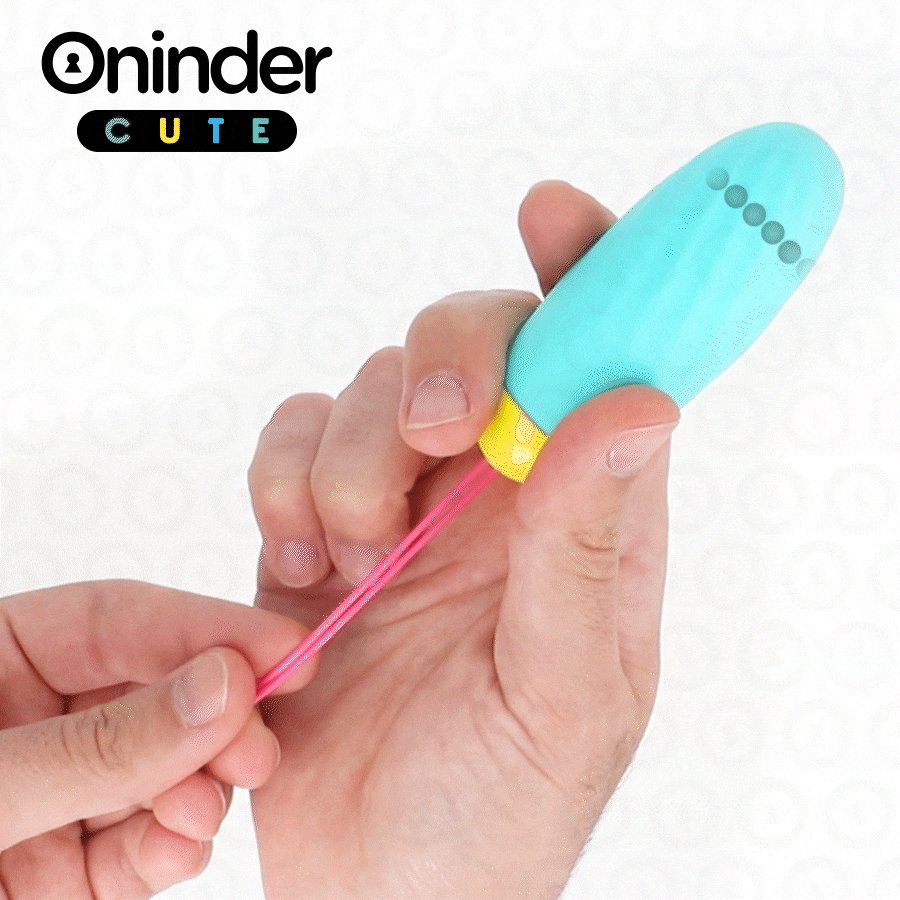 ONINDER Cute – Vibrerande ägg med vågrörelse och roterande pärlor
