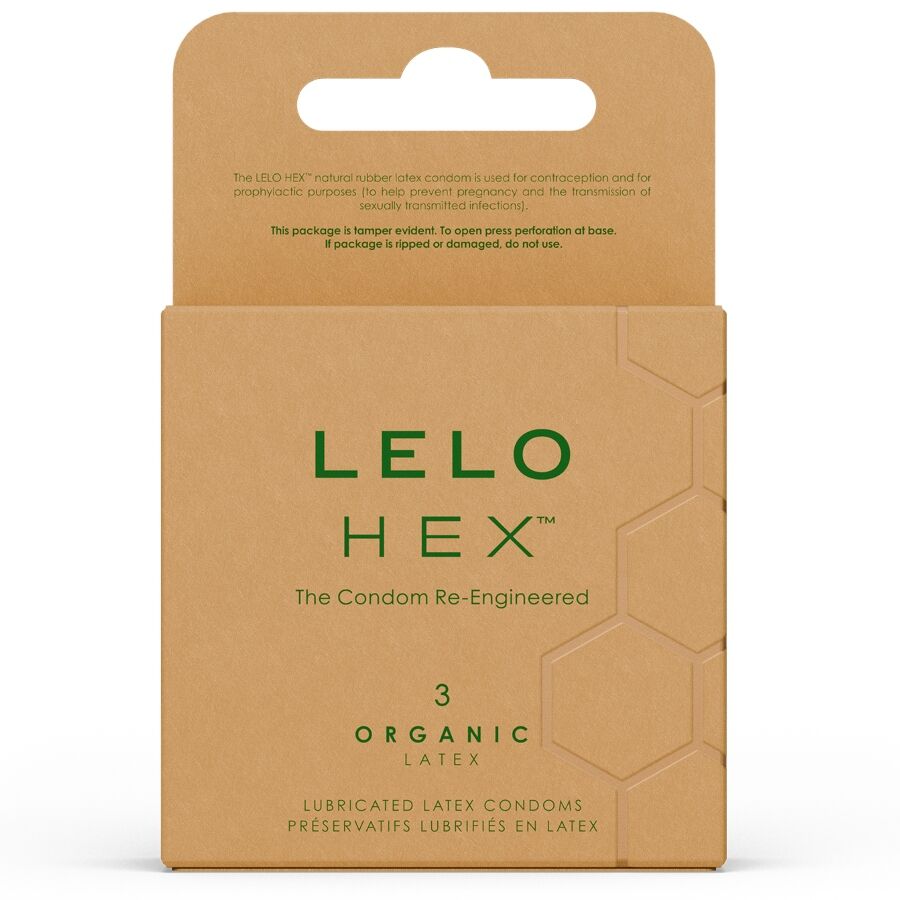 LELO HEX Organic Kondomer 3-Pack