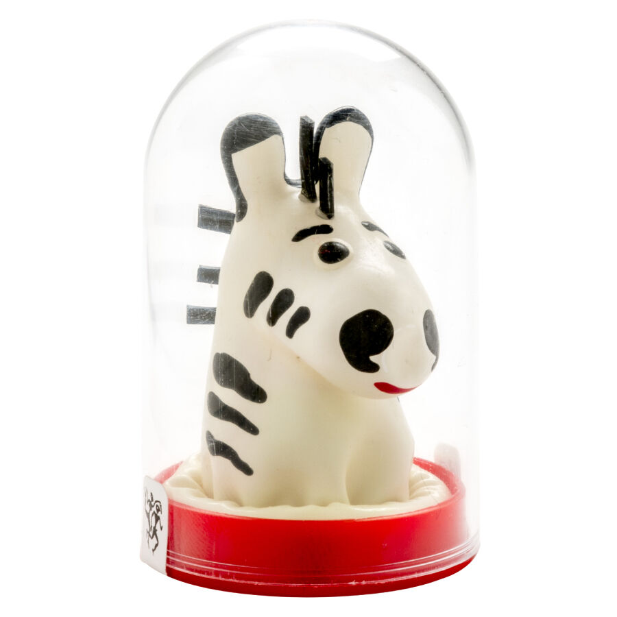 Handmålade novitetskondom Zebra