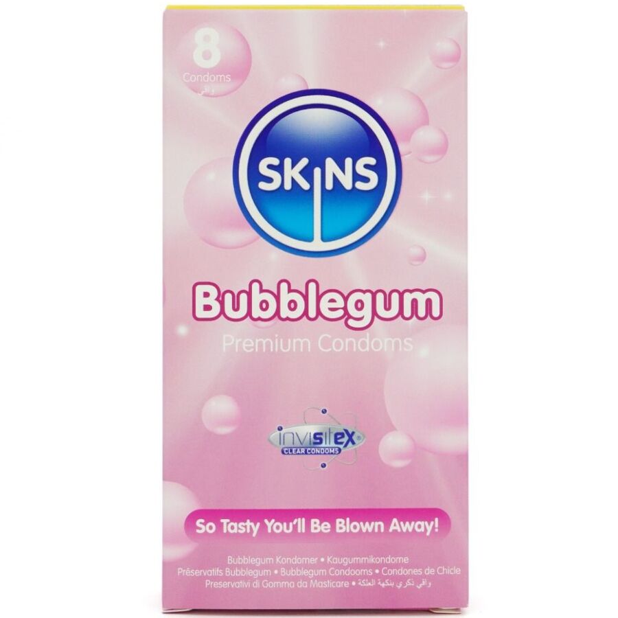 SKINS Bubblegum Premium Kondomer 8-pack