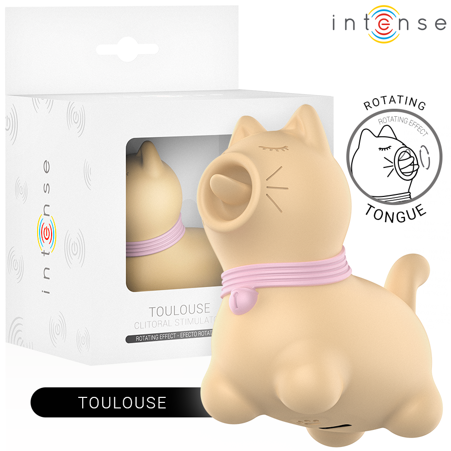 Intense Toulouse – Roterande Klitoristimulator med 360° Tungomekanism