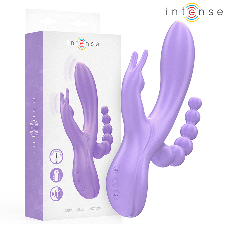 Miko Triple Vibrator – Kanin med Anal Stimulator