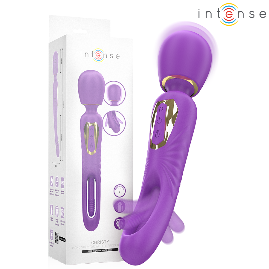 Intense Christy – Vibrerande Vand med Stimulerande Tungrörelse