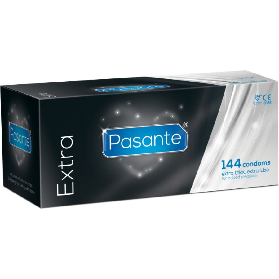 Pasante Extra Tjocka Kondomer 144-pack