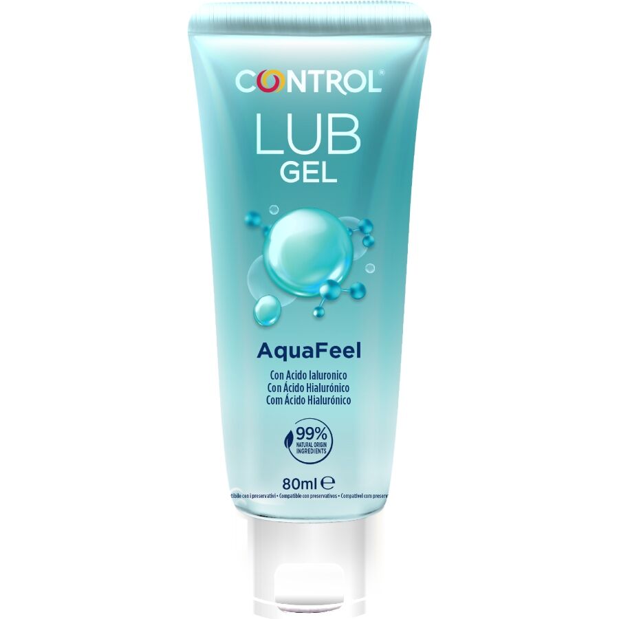 Control Aquafeel Intimgel med Hyaluronsyra 80 ml