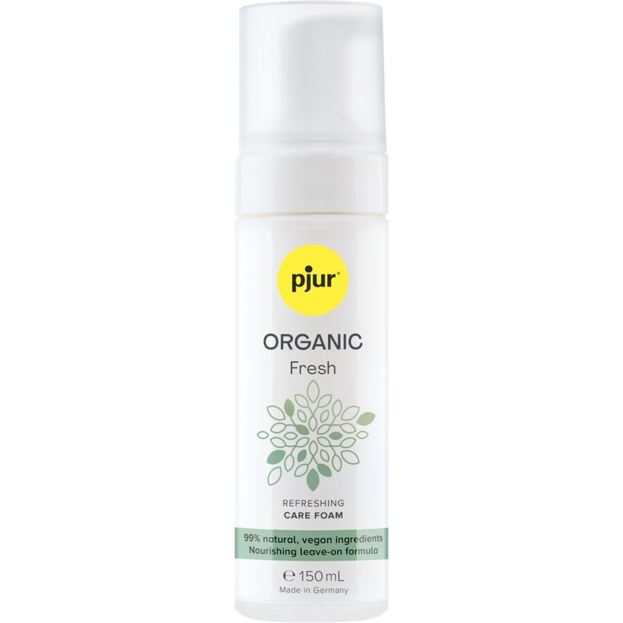 Pjur Organic Fresh – Uppfriskande rengöringsskum 150 ml