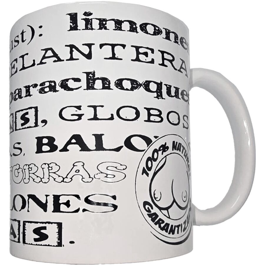 Rolig keramikmugg med humoristisk design – 370 ml