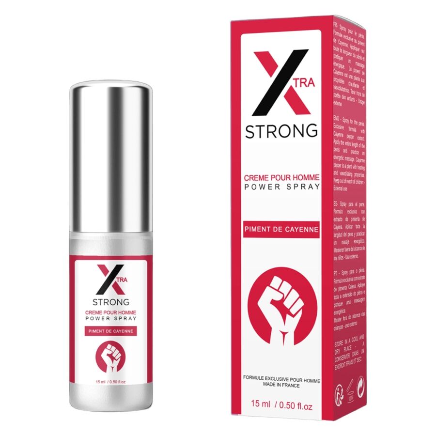 RUF X Strong – Kraftfull stimuleringsspray för penis