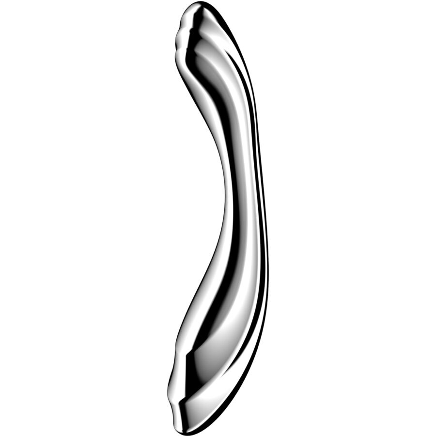 Pure Gravity 2 – Dubbelsidig Dildo i Rostfritt Stål