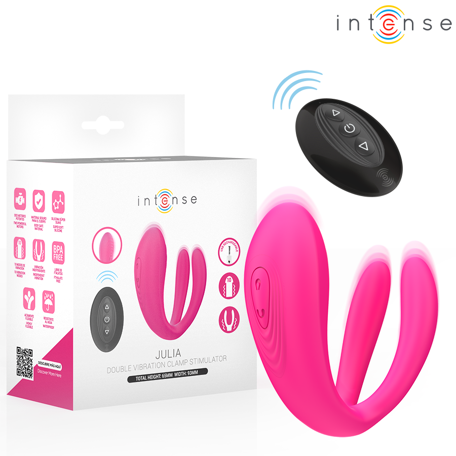Julia – Dubbel vibrator med fjärrkontroll