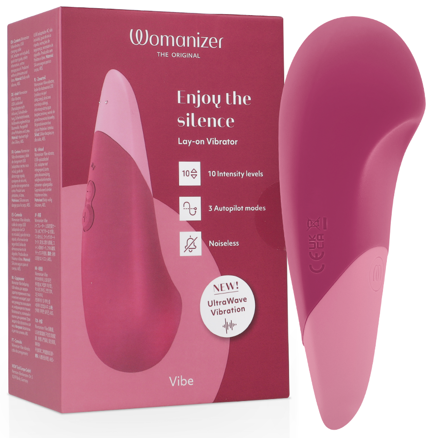 Womanizer Vibe – Tystgående Lay-On Vibrator Rosa