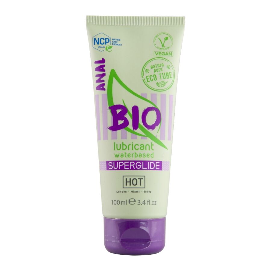 HOT Bio-glidmedel för analsex, vattenbas, 100 ml