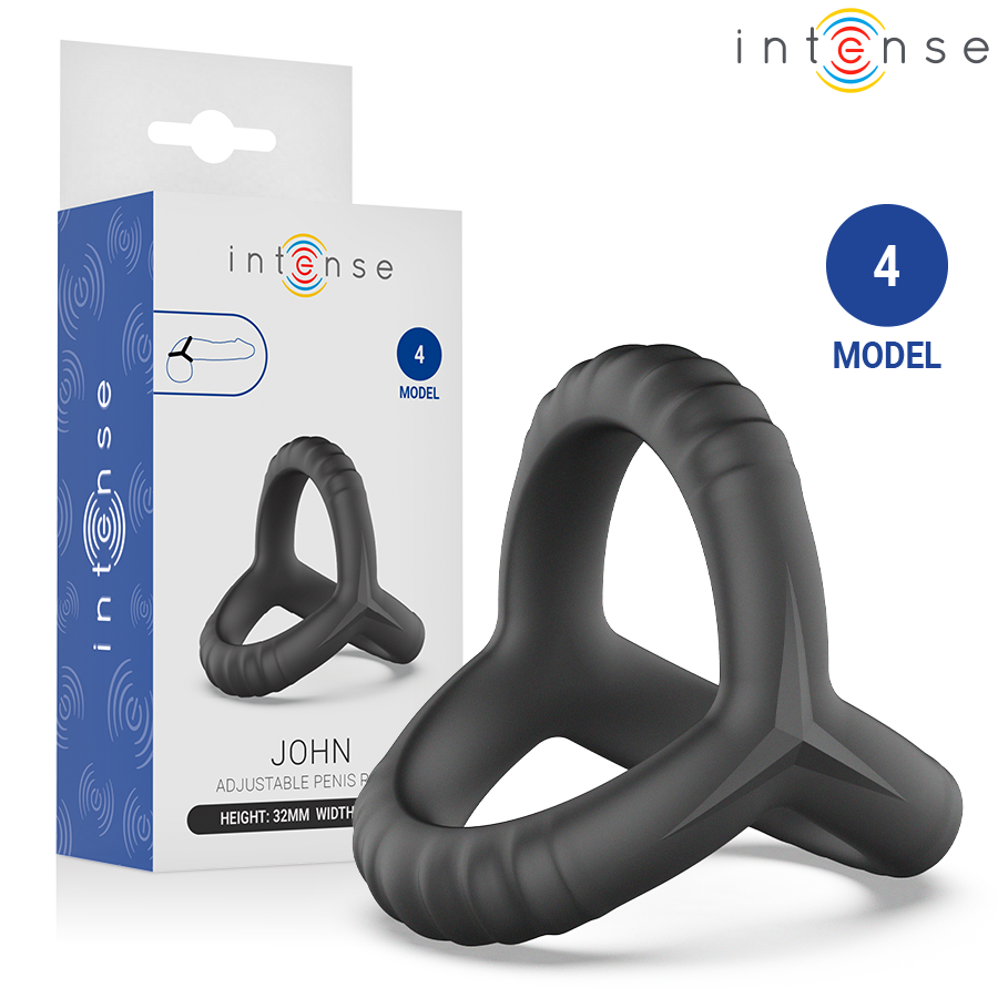Intense John – Justerbar trippelpenisring