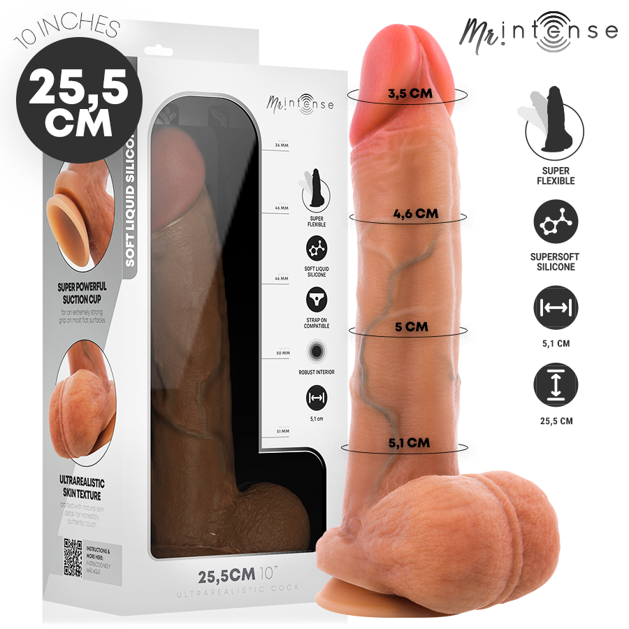 Gary XL – Realistisk Dildo i Silikon med Testiklar