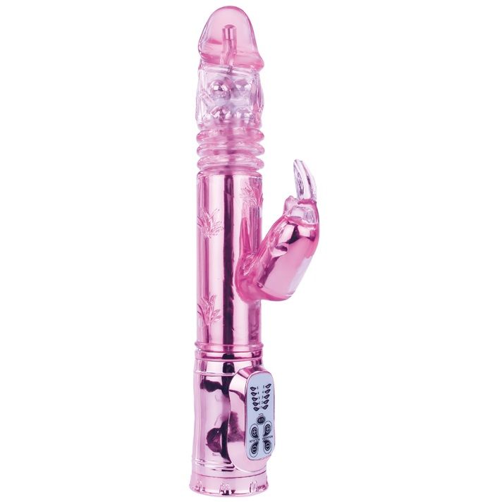 Throbbing Bunny – Roterande vibrator i rosa