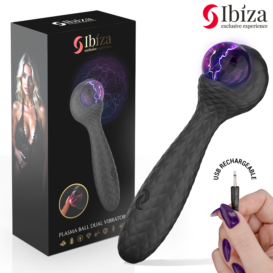 Ibiza - Plasmakula vibrator med dual stimulation