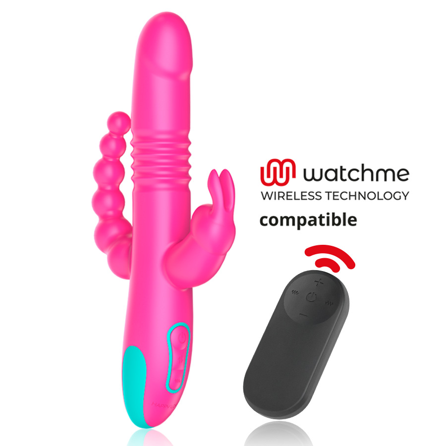 Donald Triple Stimulation – Anal, G-spot & Klitoris Vibrator med Fjärrk­ontroll
