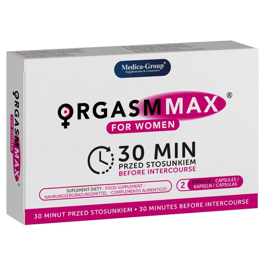 Orgasm Max för kvinnor – 2 kapslar